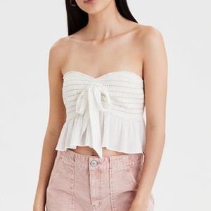 American Eagle Crochet Tube Top